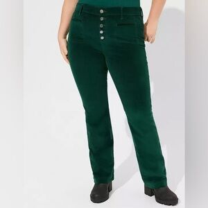 Torrid Slim Boot Corduroy High-Rise Jean